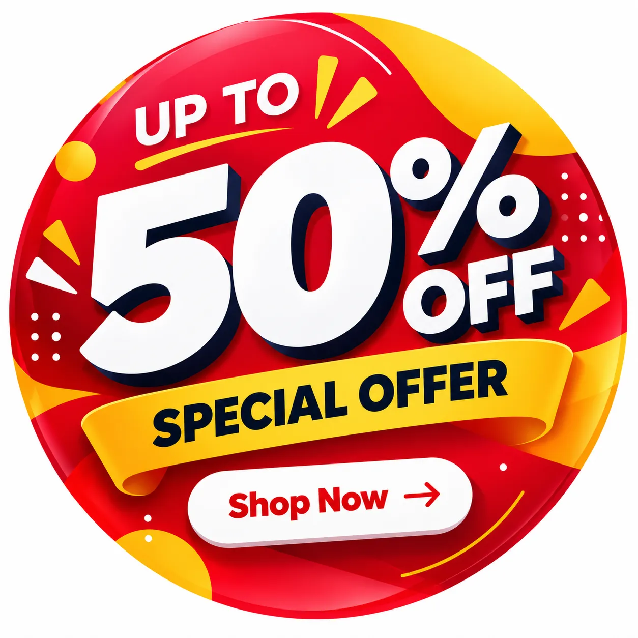 Circular Promotional Banner