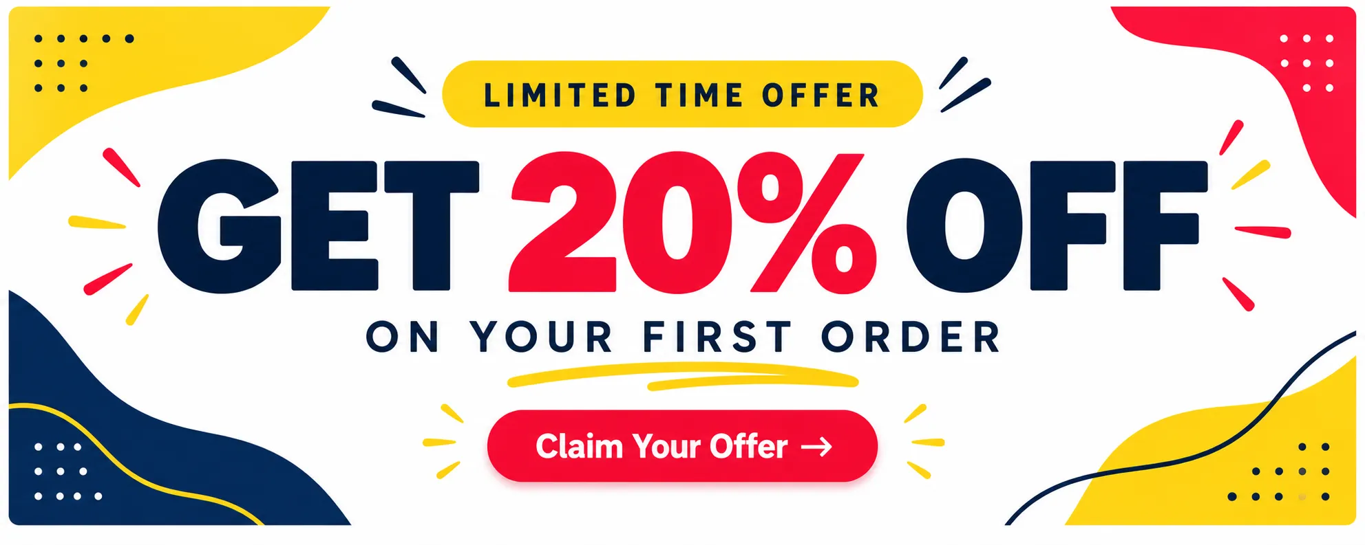 Text-Based Promotional Banner